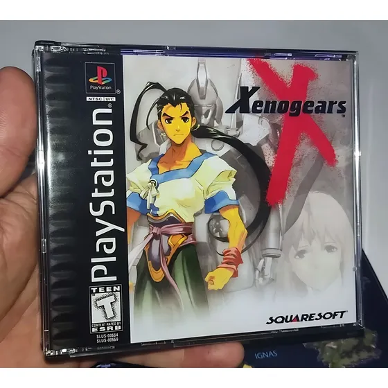 Xenogears  Playstation Case Duplo Midia Prata