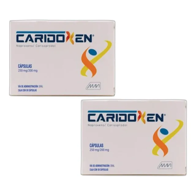 Caridoxen 30 Caps 250200 Mg Naproxeno Carisoprodol P2