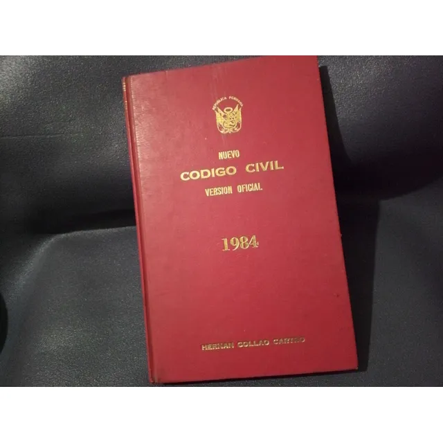 Mercurio Peruano: Libro Codigo Civil 1984 Oficial L184
