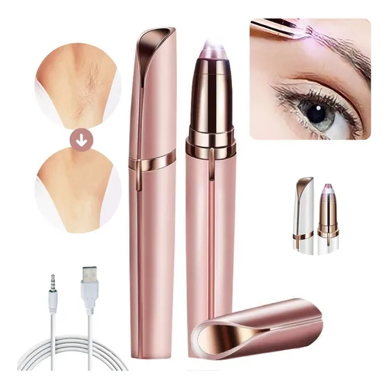 Depilador Facial Vello Cejas Recargable Mujer Sin Dolor Usb