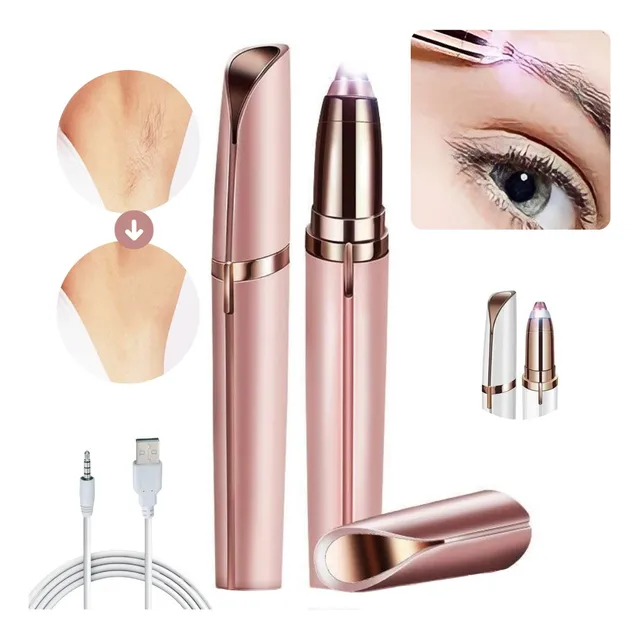 Depilador Facial Vello Cejas Recargable Mujer Sin Dolor Usb