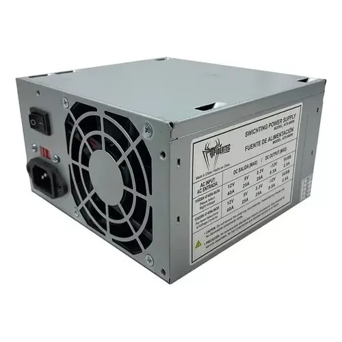 Fuente De Poder 600w Sata Atx 20+4 Para Pc