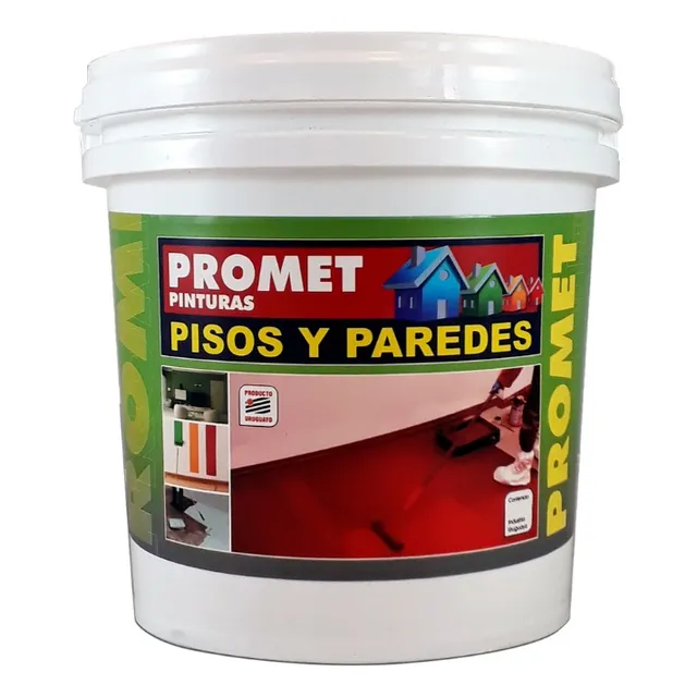 Pintura Pisos Y Paredes 1 Litro Varios Colores Promet