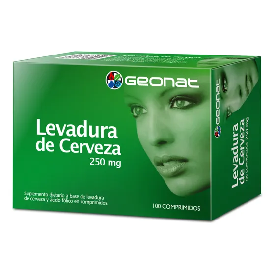 Geonat Levadura De Cerveza 100 Comp Nutritivo Anti Acné