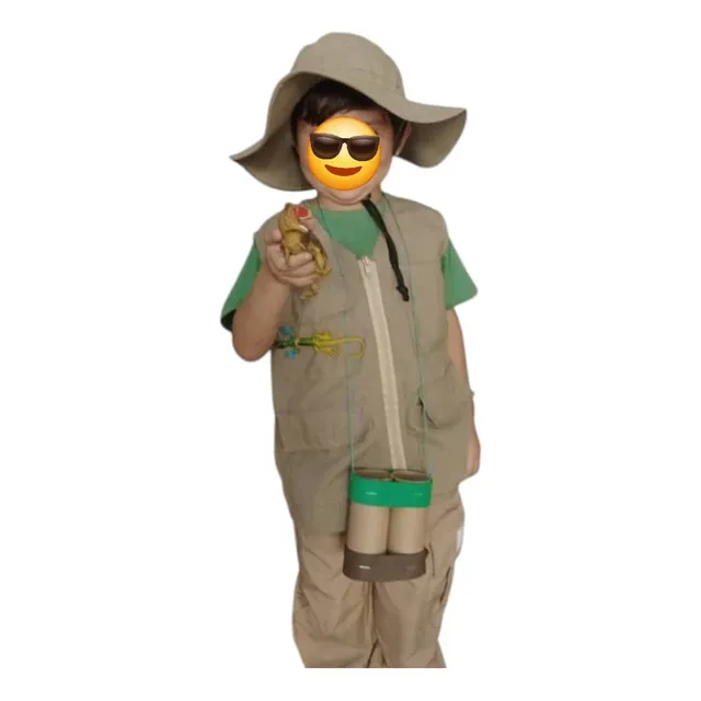 Chaleco Y Sombrero Explorador Para Niños