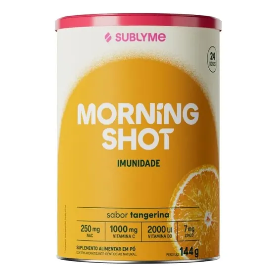 Morning Shot Matinal 2.0-sublyme Lata 144g Limão