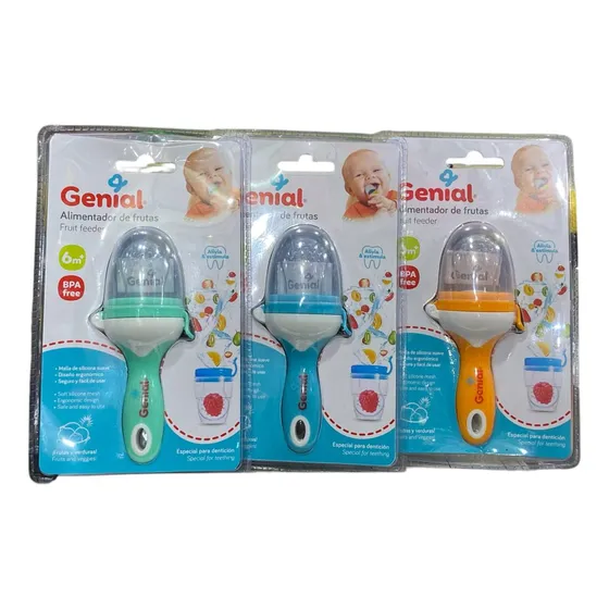 Alimentador De Frutas Para Bebe Marca Genial