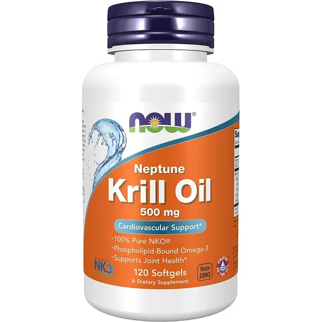 Aceite De Krill De Neptuno 500 Mg Now 120 Capsulas Blandas