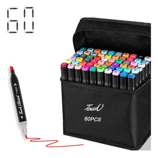 Juego De Marcadores De Alcohol De 60 Colores, Marcadores De Juego De Marcadores De Alcohol De 60 Colores, Marcadores De