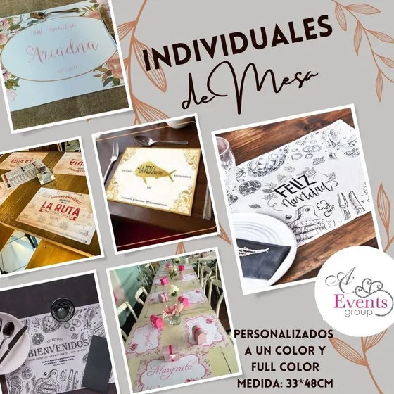 Mantel Individual Para Mesa