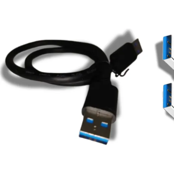 Cable Usb 3.0 Macho/macho 50ctms Para Disco Duro Externo