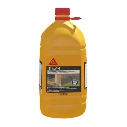 Sika 1 Impermeabilizante Liquido 1 Gal 1.2lts X Saco Cemento