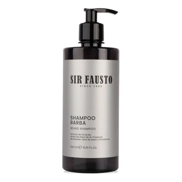 Sir Fausto Men´s Culture Shampoo Hidratante Para Barba 500ml