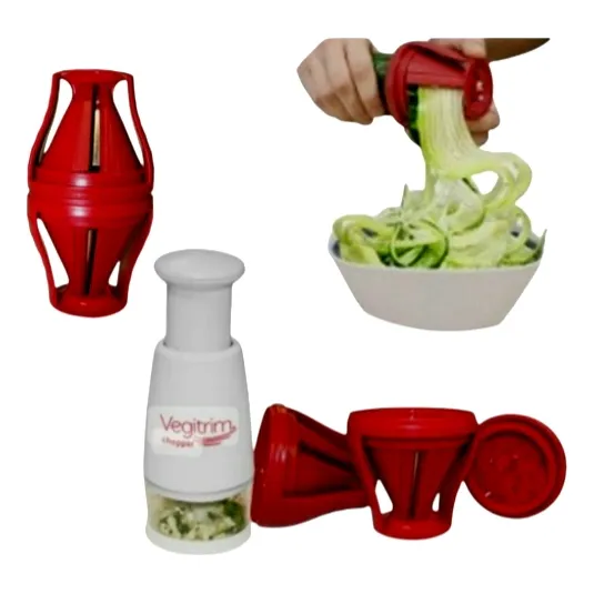 Espiralizador Cortador Vegetales Pasta De Calabacin Vegitrim