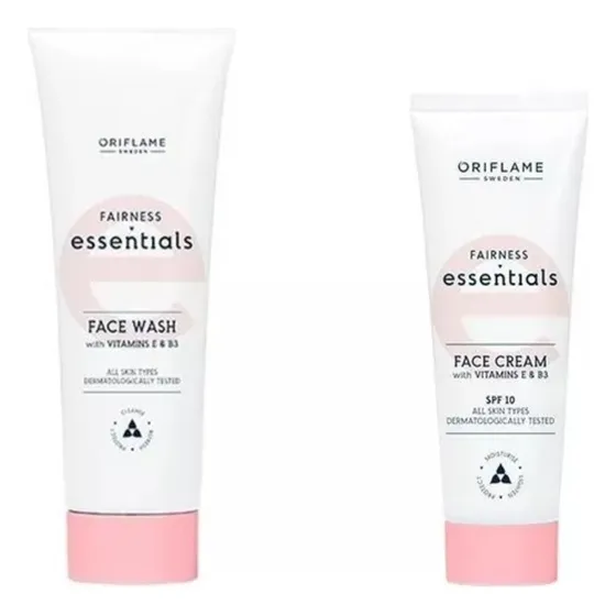 Gel Dermolimpiador + Crema Facial Aclarantes Glow Essentials