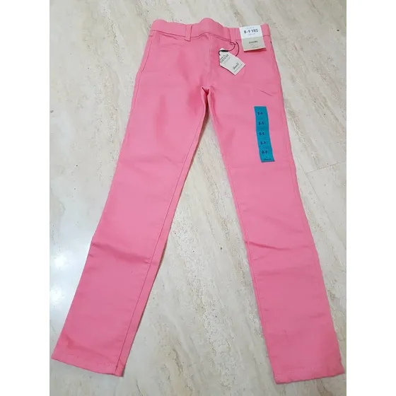Pantalón Stretch De Niña Nuevo Color Coral