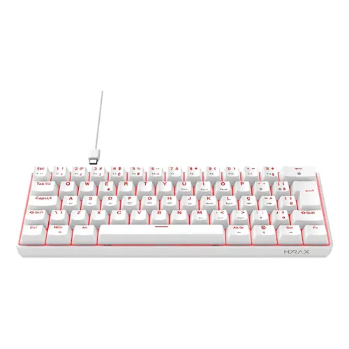 60% Teclado Mecânico Machenike K500-61 Rgb Red Switch2 Red Switch2