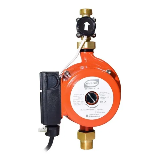 Bomba Presurizadora Evans Bp300w15-120 240w 3/4 X 3/4
