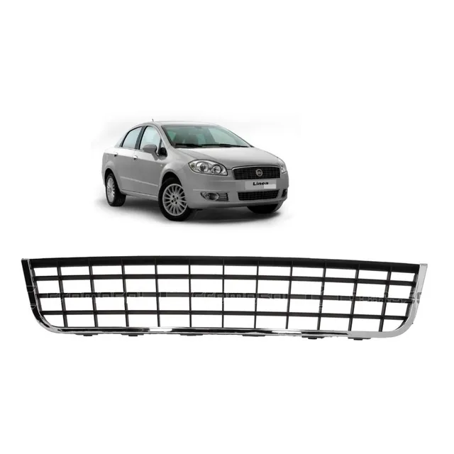 Parrilla Rejilla Inferior De Paragolpe Fiat Linea Negra