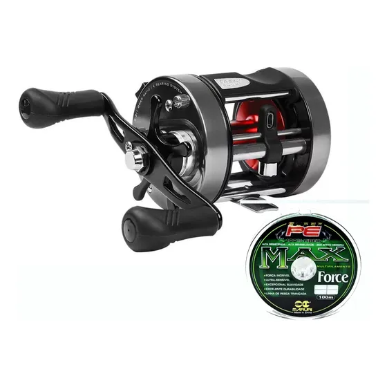 Reel Marine Sports Caster Power 400 Multi De Regalo Rotativo