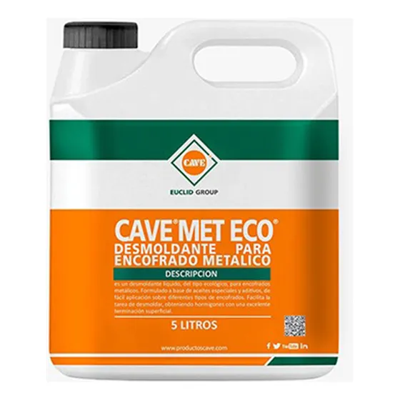 Cave Met Eco - Desmoldante Para Encofrados, Bidon 5 Lts