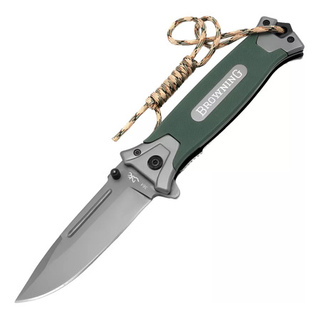 Canivete Tático Semi Automatico Browning 364 Verde Musgo Canivete Tático Semi Automatico Browning 364 Verde Musgo