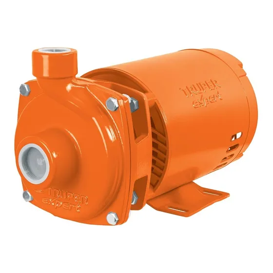 Bomba Agua Centrifuga 3/4 Hp 115v - 230v Truper BOAC-3/4AX Color Naranja Fase eléctrica Monofásica Frecuencia 60