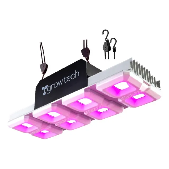 600w Led Grow Light With Daisy Chain Veg And Bloom Switches Full Spectrum Plant Growing