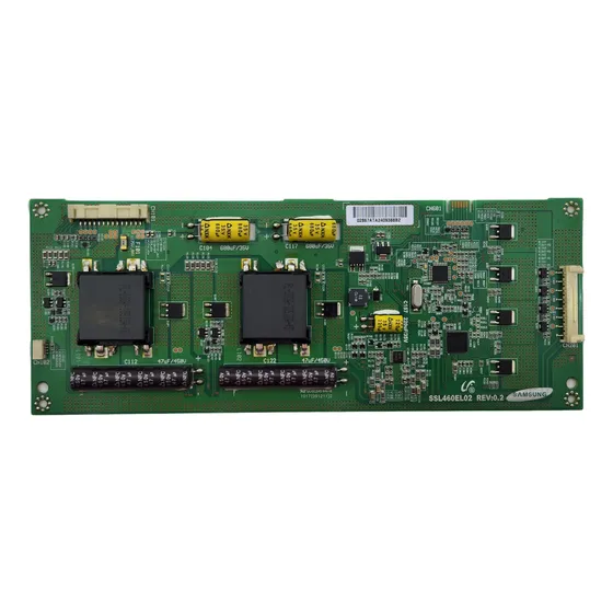 Placa Inverter Para Tv Toshiba Lc4651fda Ssl460el02 Rev:0.2