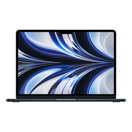 Apple MacBook Air de 13" (Meia-noite, Chip M2 da Apple com CPU de 8 núcleos, GPU de 8 núcleos e Neural Engine de 16 núcleos, Memória unificada de 16 GB, SSD de 256 GB) - Distribuidor Autorizado