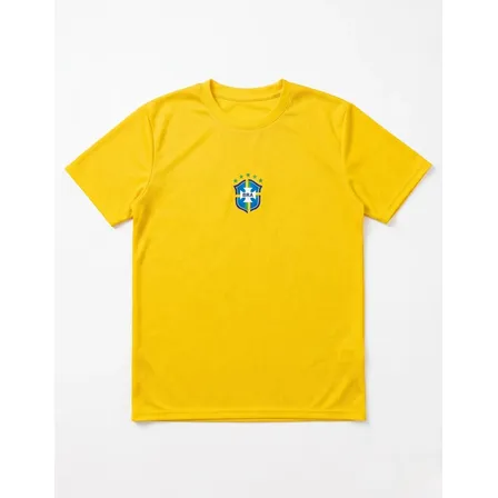 Camisa Brasileira 2026 Verde Amarela Torcedor Dry Uv Amarelo Gg
