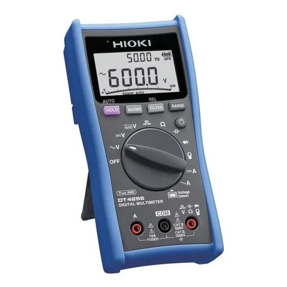 Hioki Dt4256 Trms Dmm, 1000 V, 11 Funciones, Décima Entrada