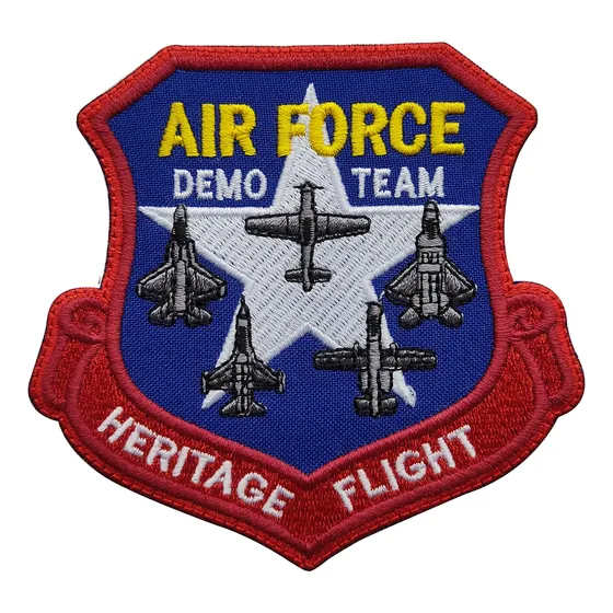Parche Bordado Air Force Demo Team Heritage Flight