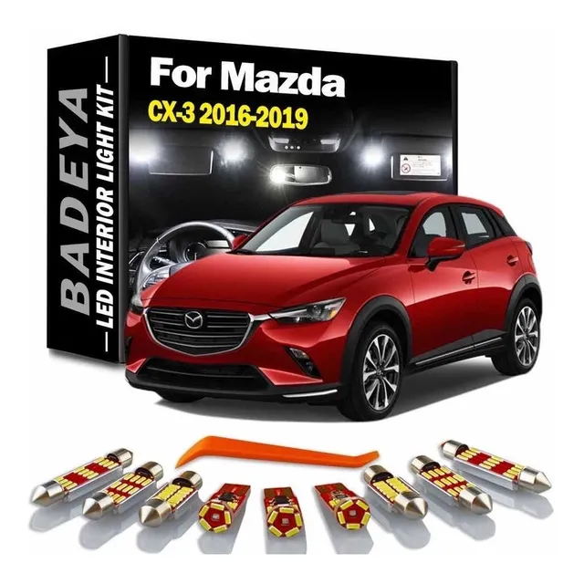 Kit Iluminación Led Interior Mazda Cx3 2016 2022 Herramienta
