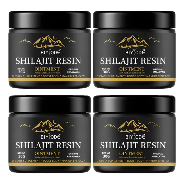 GWYNNE Shilajit Resina Ntural Pura Orgánica Del Himalaya 600mg 4pcs Color Fix