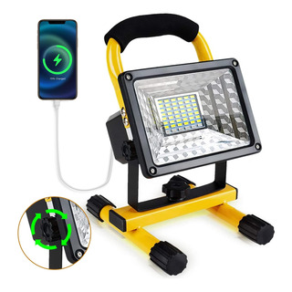 Reflector Led Portátil Impermeable Lampara Recargable Led Reflector Led Portátil Impermeable Lampara Recargable Led