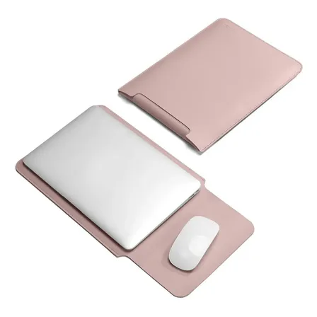 Capa Case Pasta Notebook Macbook Couro 2 Em 1 15.6/14/13