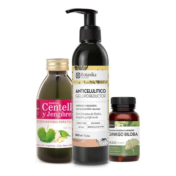 Plan Celulitis Natier Ginkgo Biloba, Centella Asiática