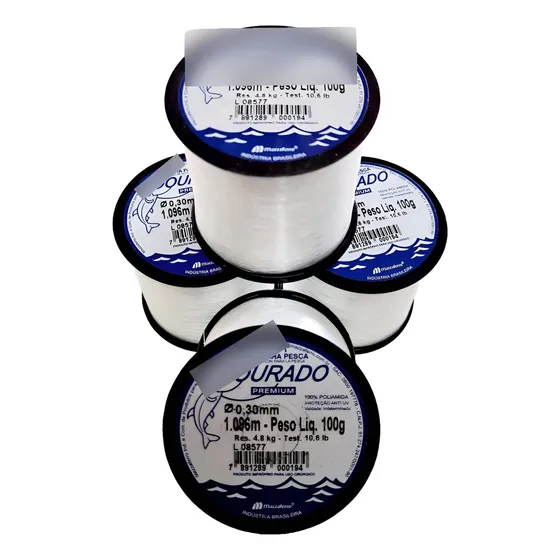 Bobina Tanza Dourado Premium Uv 100 Grms Todas Las Medidas
