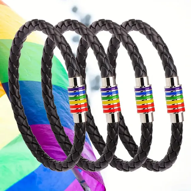Pack 2 Pulseras Magnetica  Arcoiris Lgbt Orgullo Aesthetic