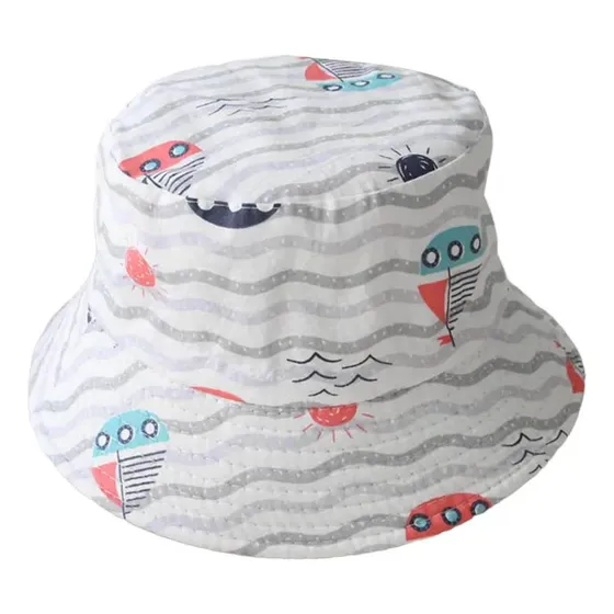 Sombrero De Sol Bebe Gorro Cubre Cuello Dibujos Animados