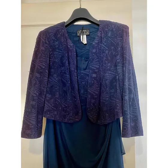 Vestido De Noche Largo Talla Grande (plus Size)