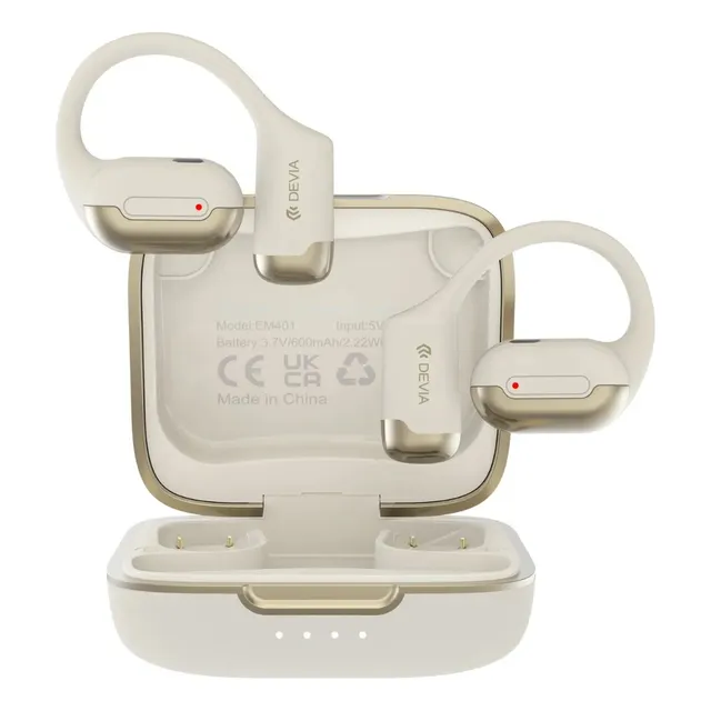 Auricular Inalambrico Bluetooth Devia Ows Pro1 Open - Cover Color Beige