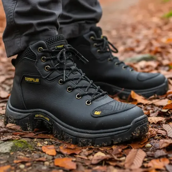 Borcegos Hombre Urbano Adventure Cat Senderismo Moto Bota
