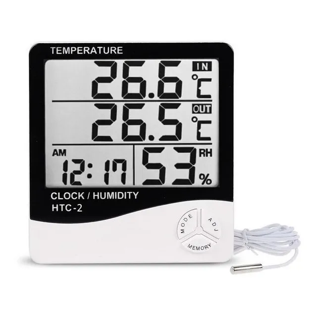 Termohigrometro Digital Htc-2 Sonda Temperatura Y Humedad