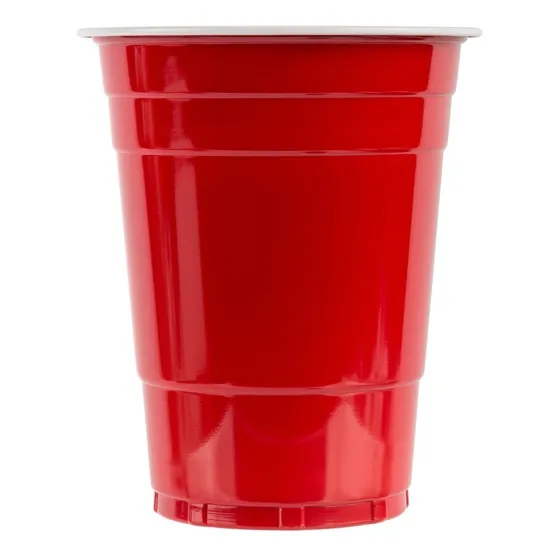 Vaso Plastico Rojo 16oz (precio Por 50 Unidades)
