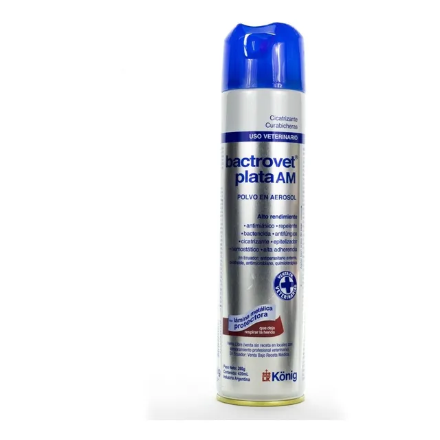 Matagusanos En Spray Bactrovet Plata Am 440ml. 