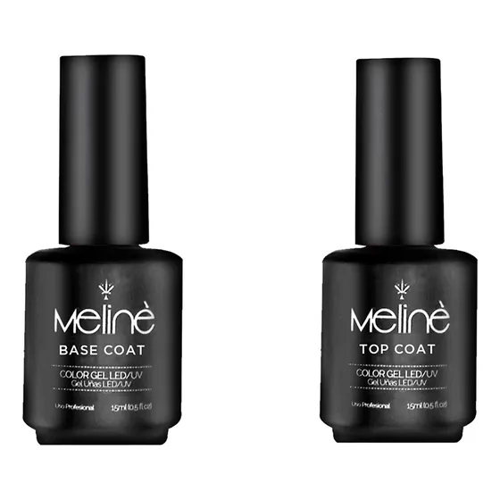 Base + Top Coat Semipermanente Gel Uv/led Meliné