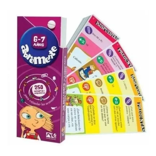 Libro Abremente 6-7 Años 250 Preguntas Y Respuestas
