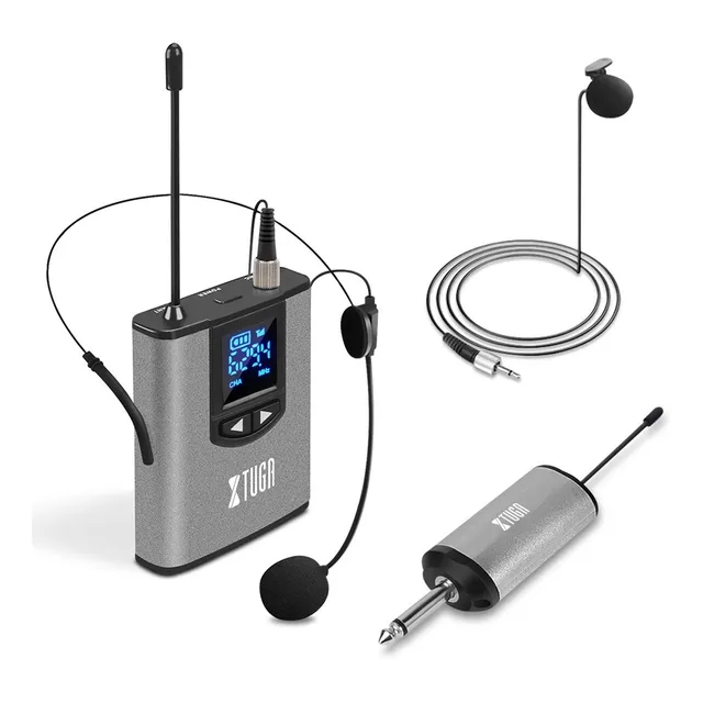 Xtuga Micrófono Inalámbrico Uhf De 25 Canales Diadema \solap